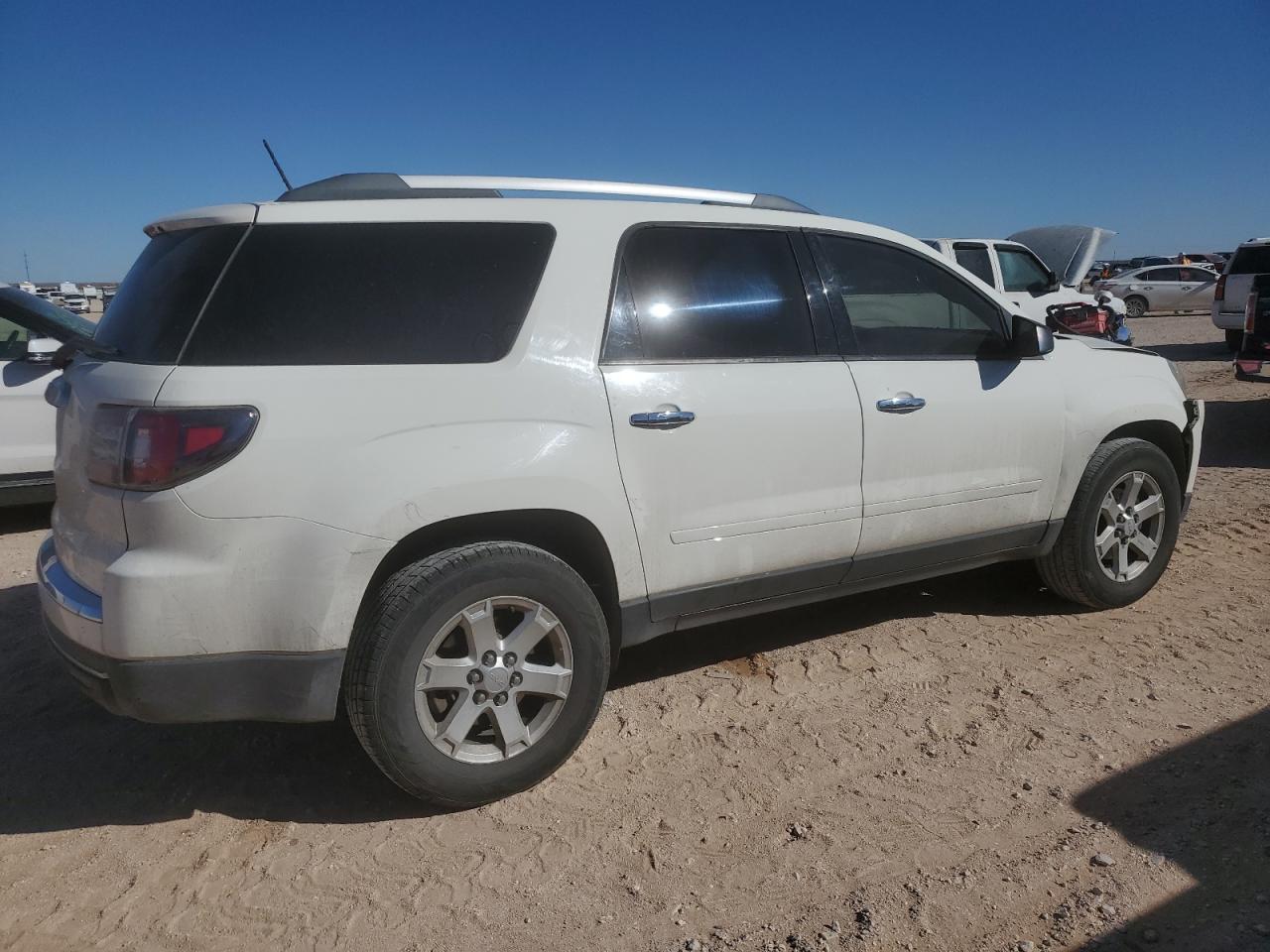 2015 GMC Acadia VIN 1GKKRNED3FJ163885 Copart auction photo, front end damage thumbnail 3