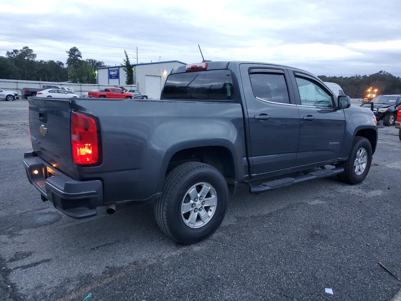 2016 Chevrolet Colorado VIN 1GCGSBE37G1111642 Copart auction photo, top/roof damage thumbnail 3
