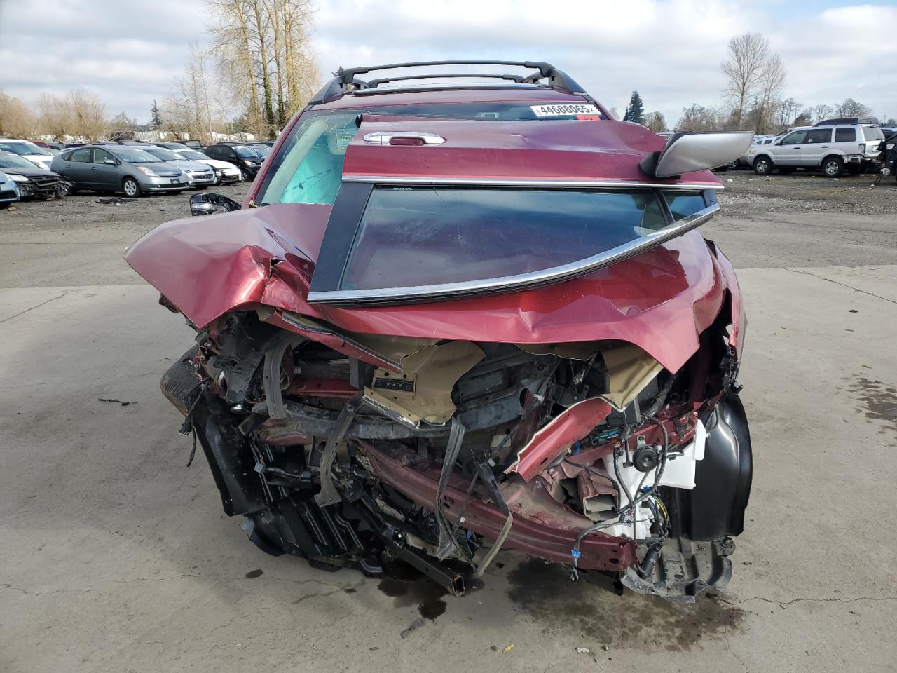 2021 Subaru Ascent VIN 4S4WMARD1M3461492 Copart auction photo, front end / side damage thumbnail 5