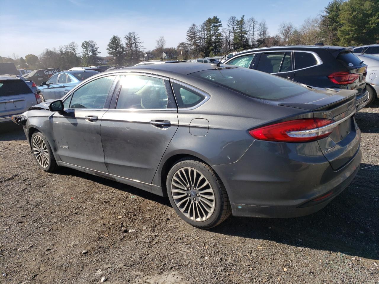 2018 Ford Fusion VIN 3FA6P0RU1JR250561 Copart auction photo, front end / mechanical damage thumbnail 2