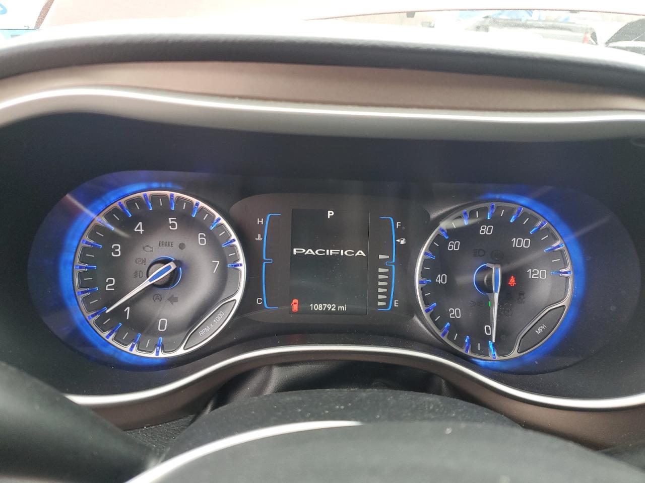 2017 Chrysler Pacifica VIN 2C4RC1DG9HR721463 Copart auction photo, front end damage thumbnail 9