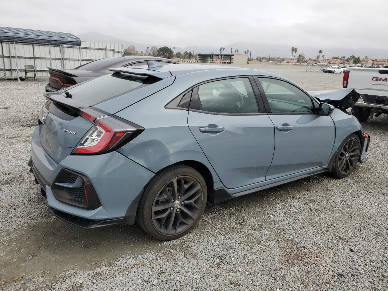 2021 Honda Civic VIN SHHFK7H48MU426318 Copart auction photo, front end damage thumbnail 3
