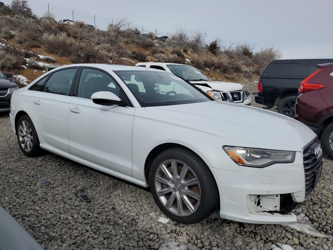 2016 Audi A6 VIN WAUGFAFC1GN178255 Copart auction photo, front end / undercarriage damage thumbnail 4