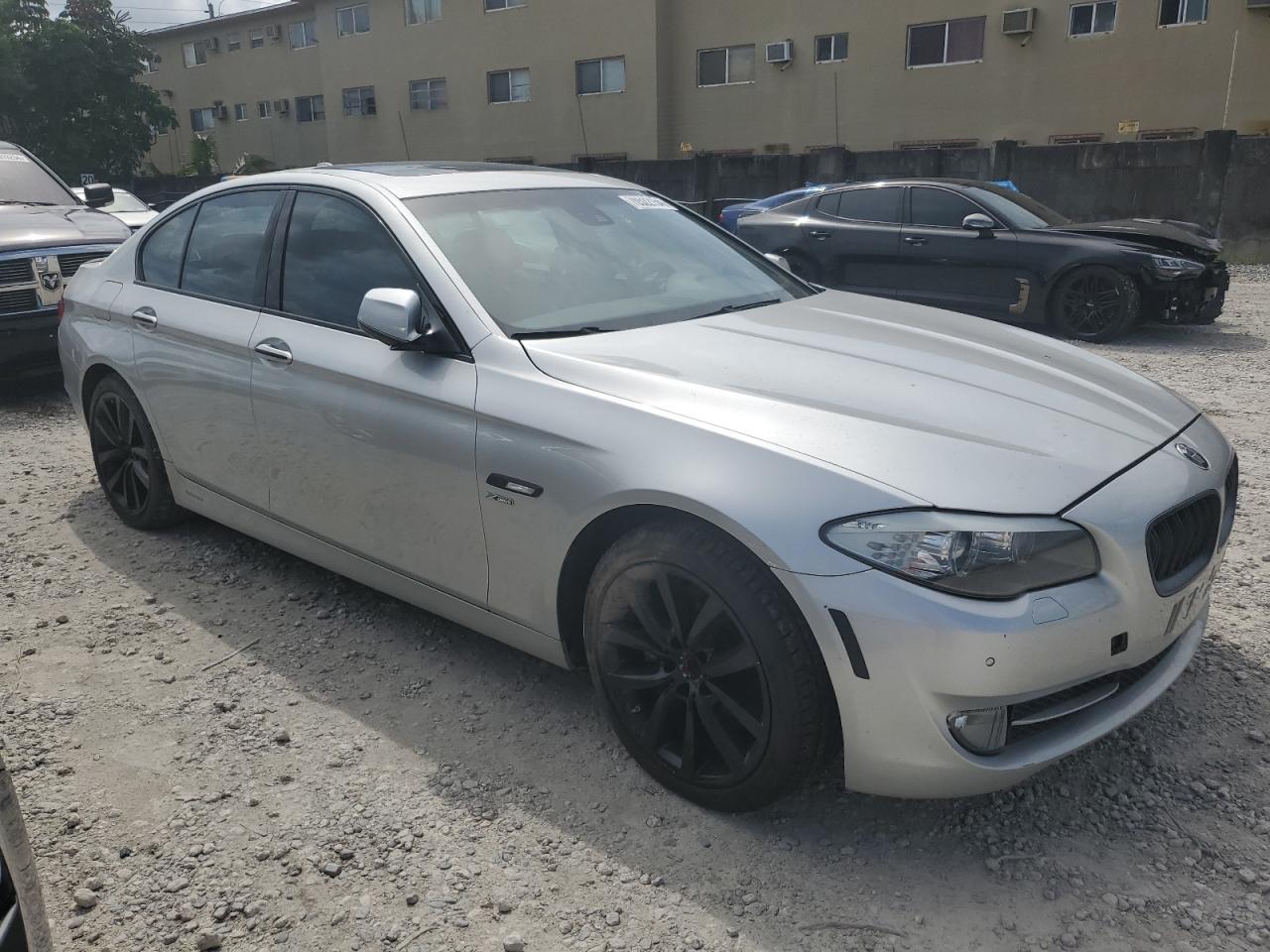2012 BMW 5er VIN WBAFU7C52CDU64514 Copart auction photo, water/flood damage thumbnail 4