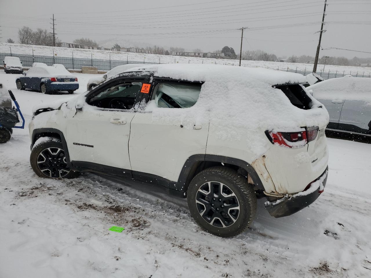 2020 Jeep Compass VIN 3C4NJDDB8LT118567 Copart auction photo, all over damage thumbnail 2