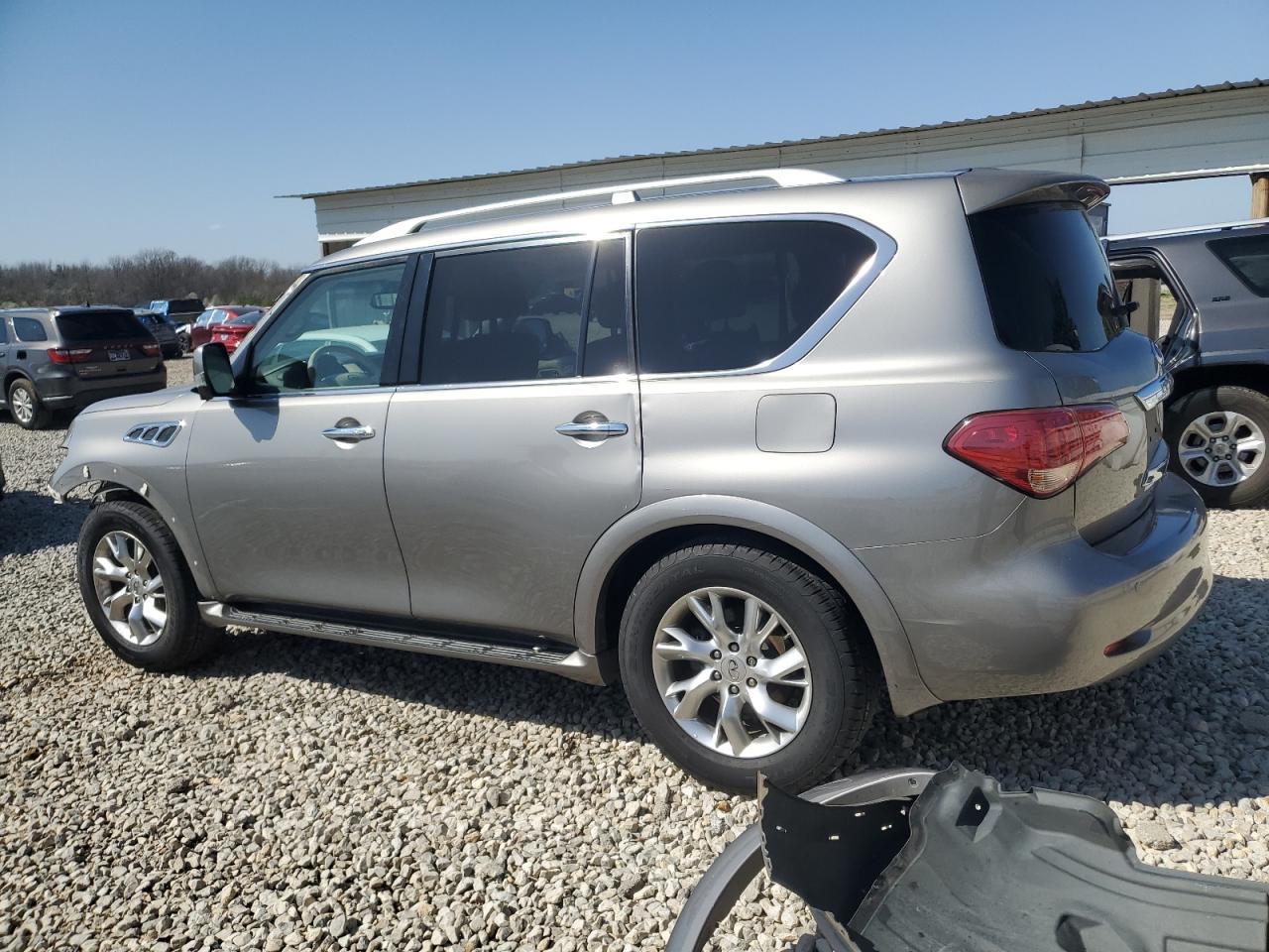 2012 Infiniti QX56 VIN JN8AZ2NF5C9518211 Copart auction photo, front end damage thumbnail 2