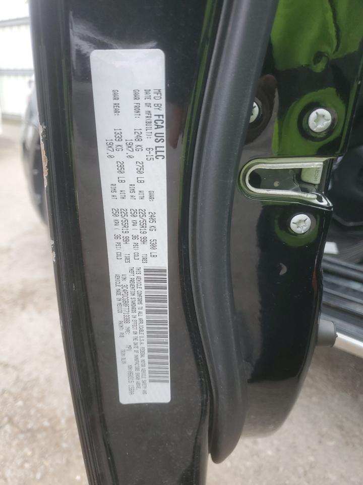 2015 Dodge Journey VIN 3C4PDCGB0FT713388 Copart auction photo, rear end / minor dent/scratches damage thumbnail 13