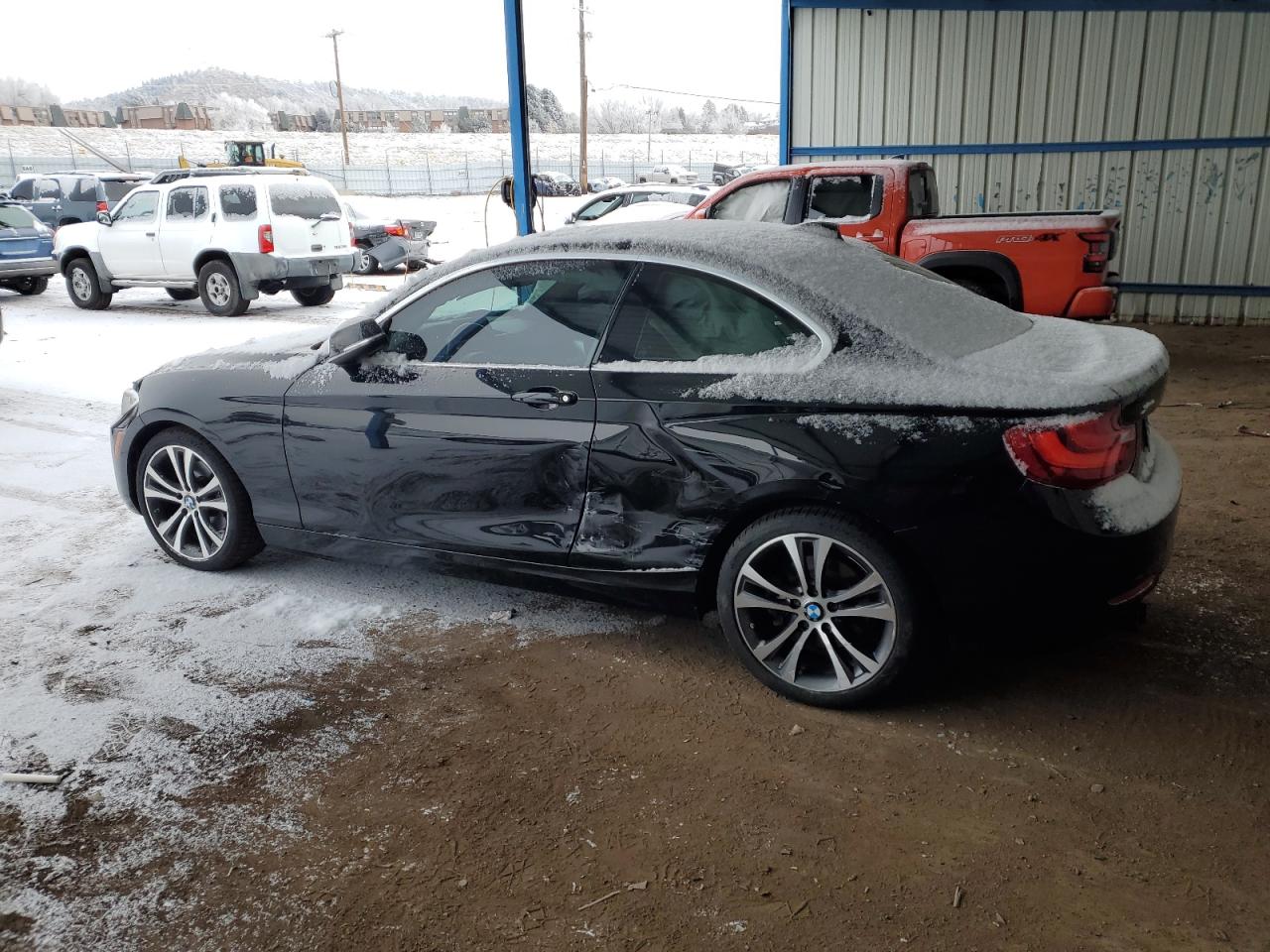 2015 BMW 2er VIN WBA1G9C50FVX96737 Copart auction photo, side damage thumbnail 2