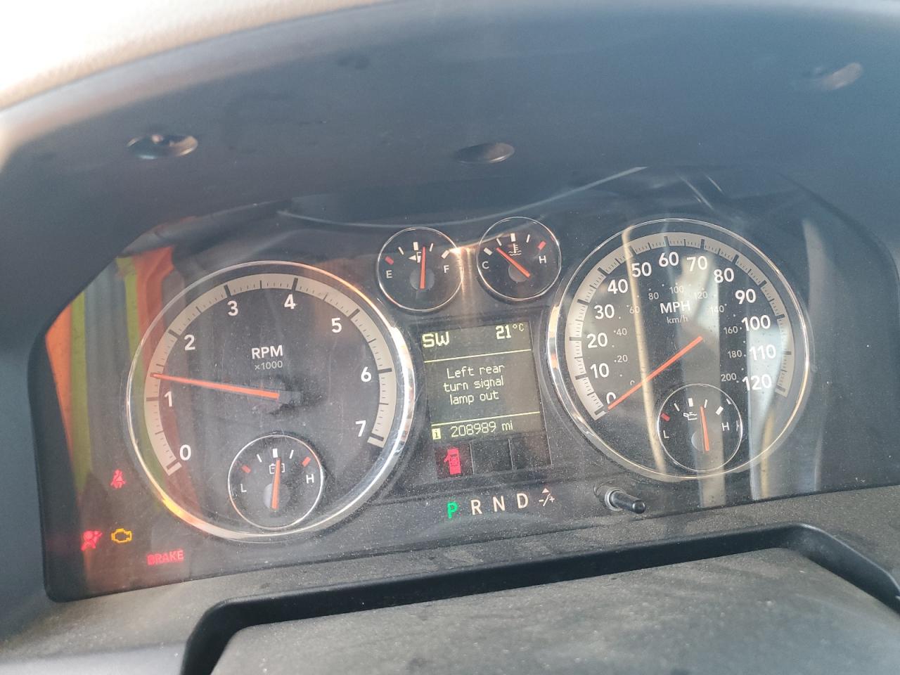 2009 Dodge RAM VIN 1D3HV18T89S824300 Copart auction photo, rear end damage thumbnail 9