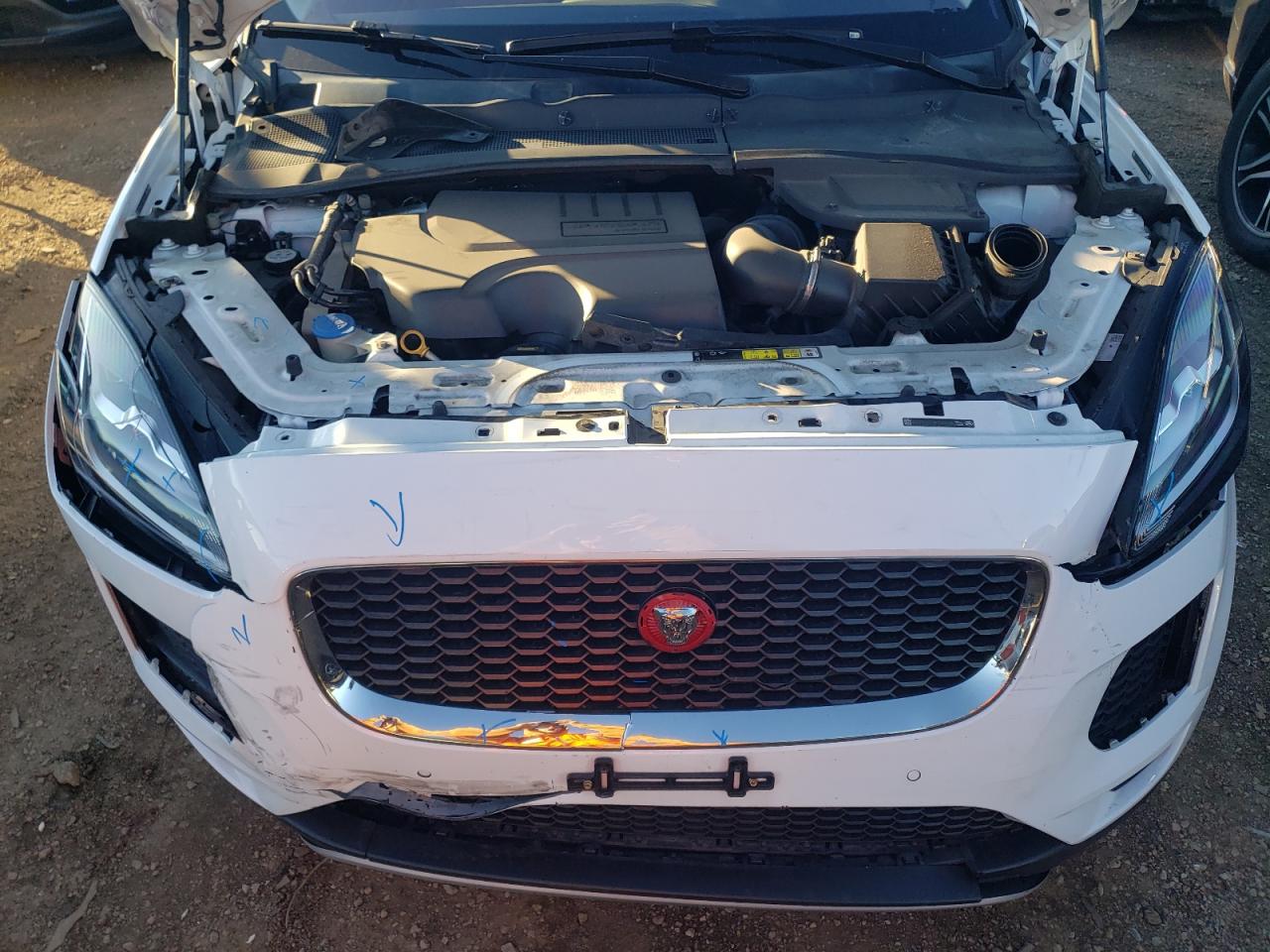 2019 Jaguar E-Pace VIN SADFK2FX9K1Z64408 Copart auction photo, front end damage thumbnail 11
