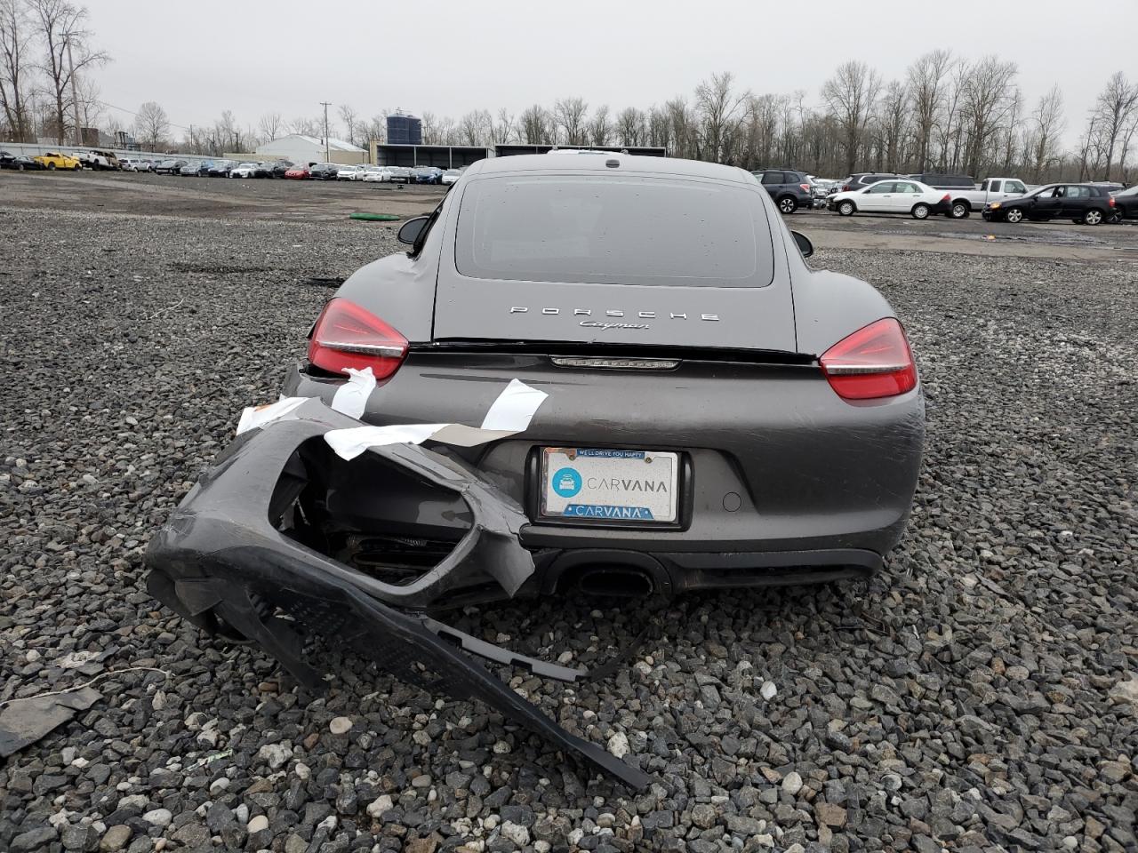 2014 Porsche Cayman VIN WP0AA2A81EK170848 Copart auction photo, all over / undercarriage damage thumbnail 6