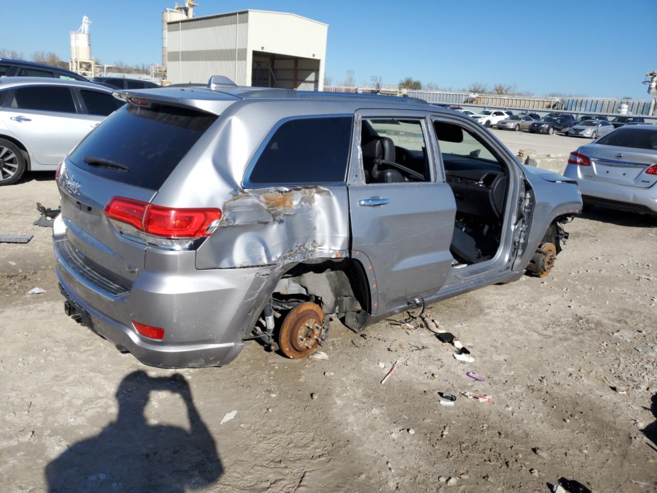 2014 Jeep Grand Cherokee VIN 1C4RJFCG8EC173187 Copart auction photo, vandalism / all over damage thumbnail 3