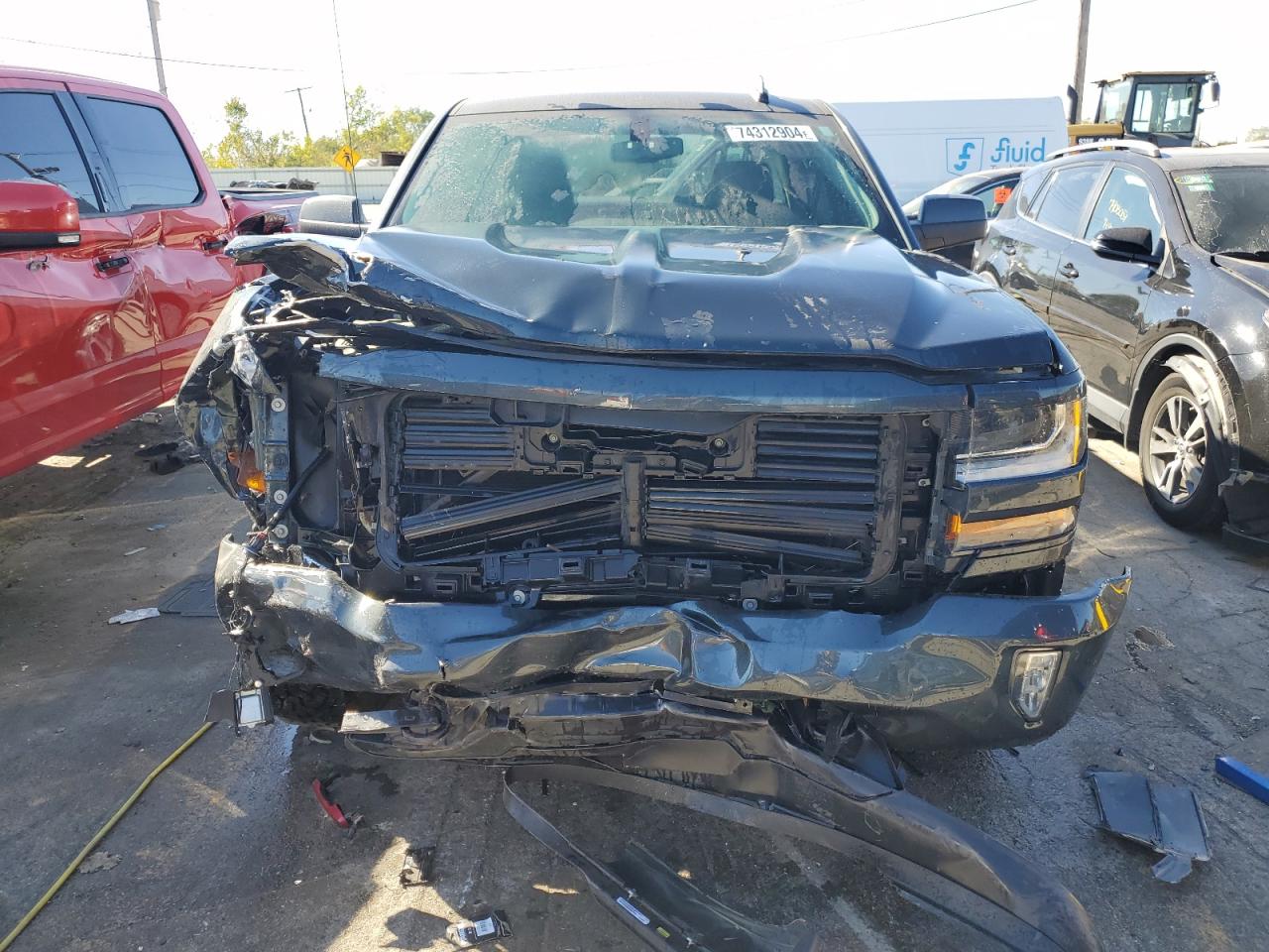 2018 Chevrolet Silverado VIN 1GCVKREC7JZ290127 Copart auction photo, front end damage thumbnail 5