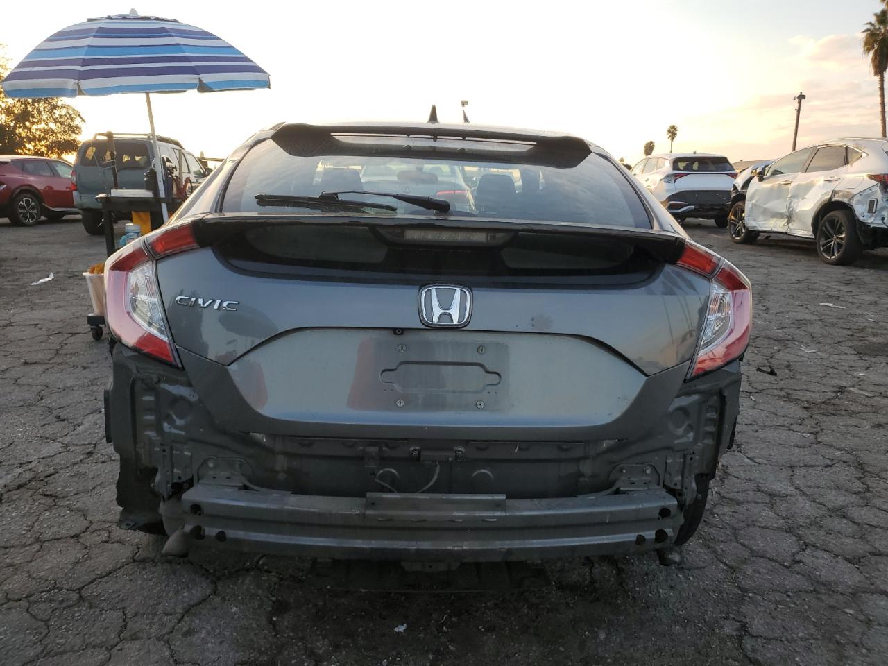 2018 Honda Civic VIN SHHFK7H5XJU405183 Copart auction photo, front end / rear end damage thumbnail 6