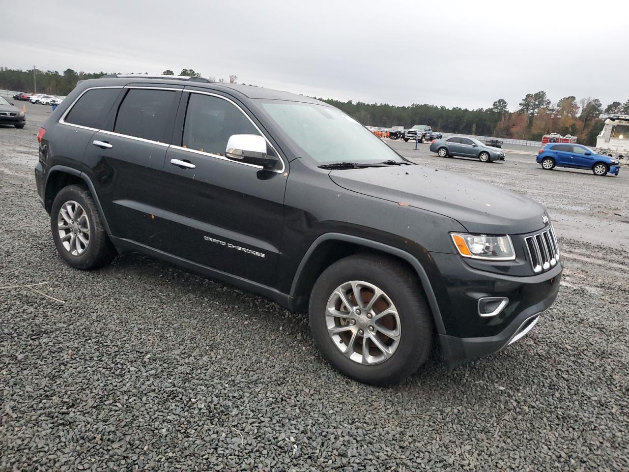 2015 Jeep Grand Cherokee VIN 1C4RJEBMXFC957356 Copart auction photo, mechanical damage thumbnail 4