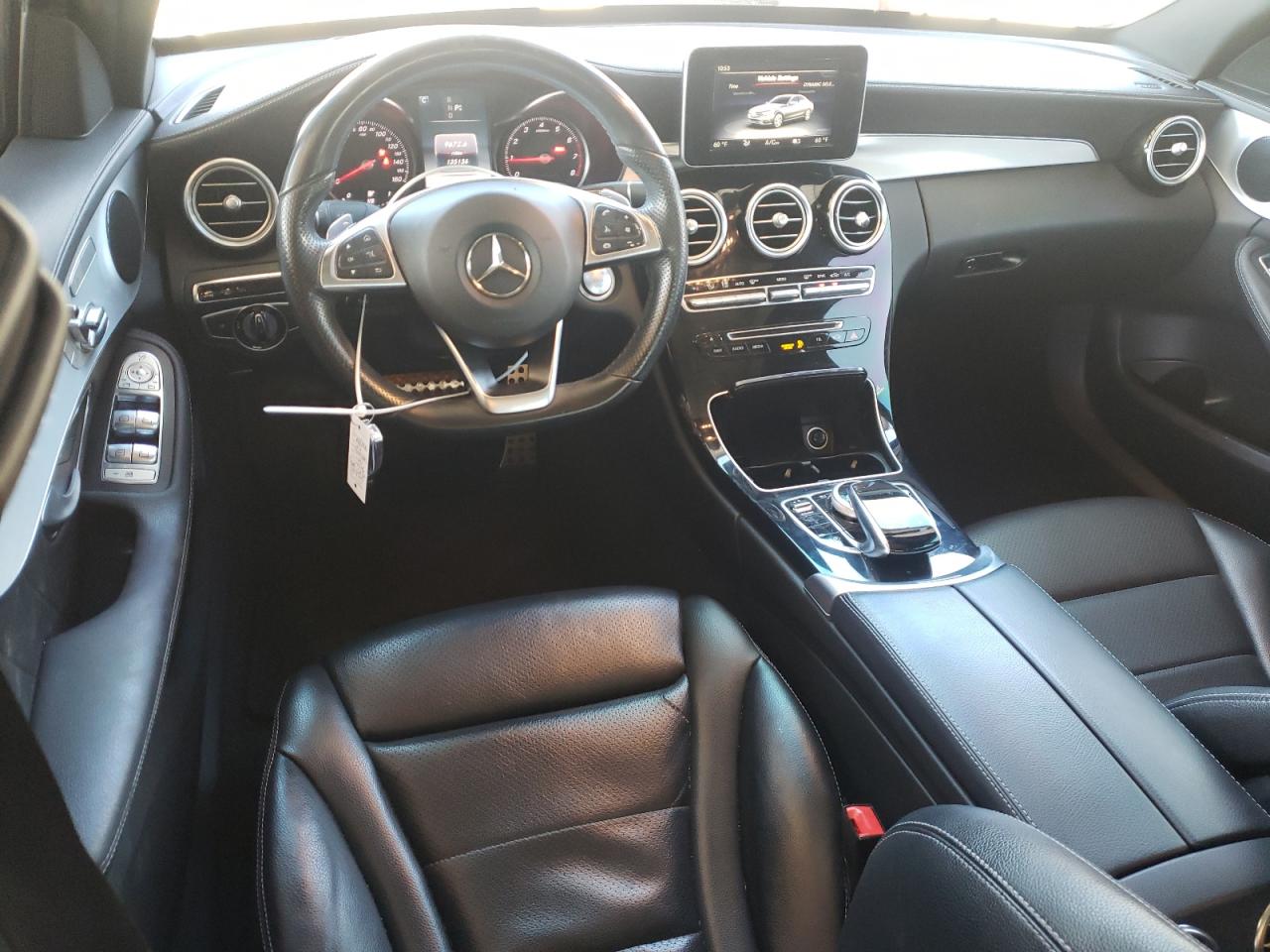 2016 Mercedes-Benz C-klasse VIN 55SWF4KB6GU116635 Copart auction photo, front end damage thumbnail 8