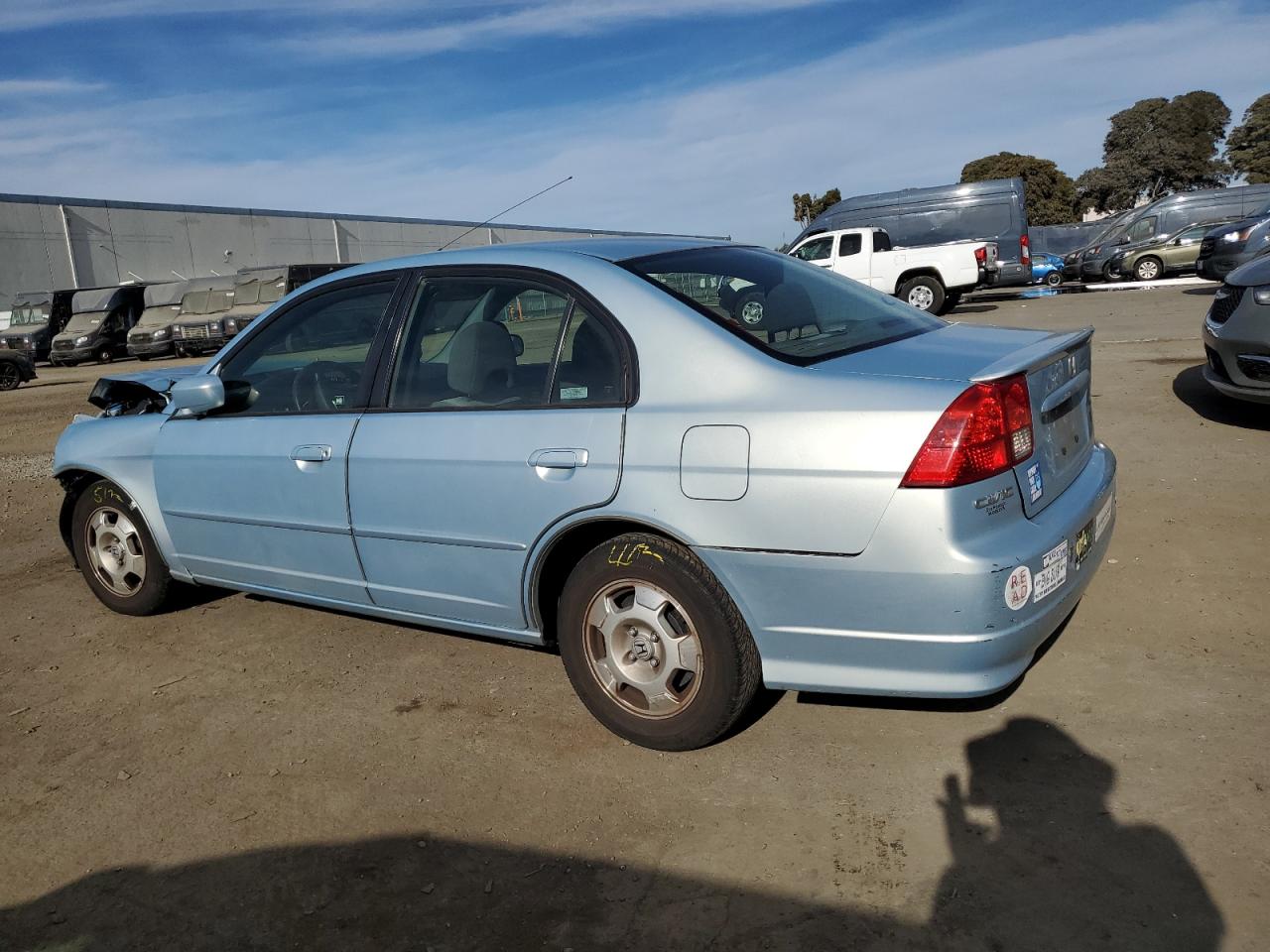 2005 Honda Civic VIN JHMES95665S002329 Copart auction photo, front end damage thumbnail 2