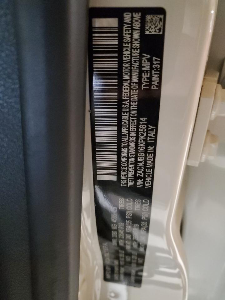 2019 Jeep Renegade VIN ZACNJBB16KPK25814 Copart auction photo, front end / minor dent/scratches damage thumbnail 13