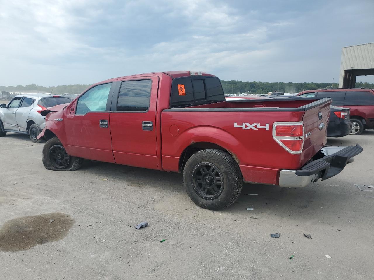 2012 Ford F-150 VIN 1FTFW1EF7CKE06166 Copart auction photo, all over damage thumbnail 2