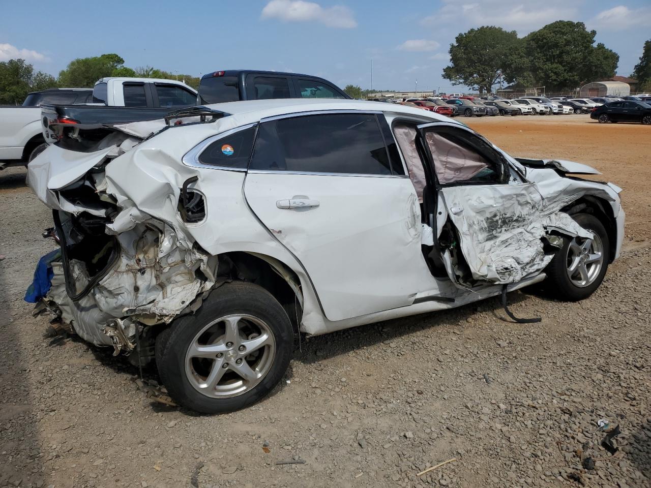 2018 Chevrolet Malibu VIN 1G1ZB5ST7JF115613 Copart auction photo, all over damage thumbnail 3