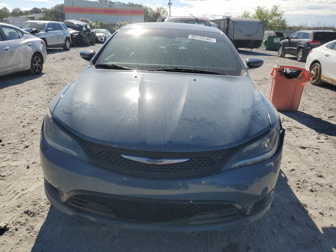 2015 Chrysler 200 VIN 1C3CCCBB2FN658780 Copart auction photo, side damage thumbnail 5