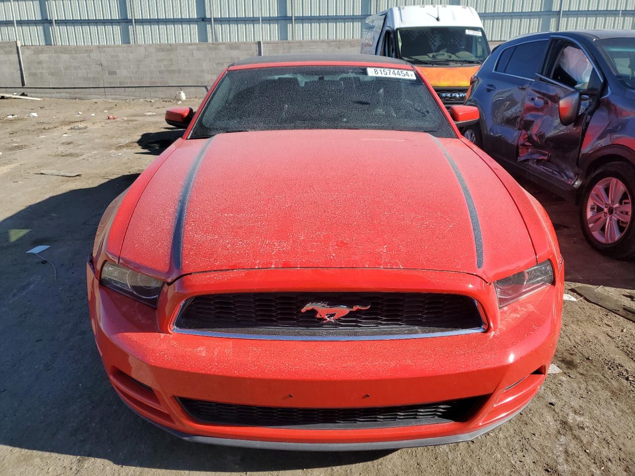 2013 Ford Mustang VIN 1ZVBP8EM2D5203475 Copart auction photo, rear end / front end damage thumbnail 5