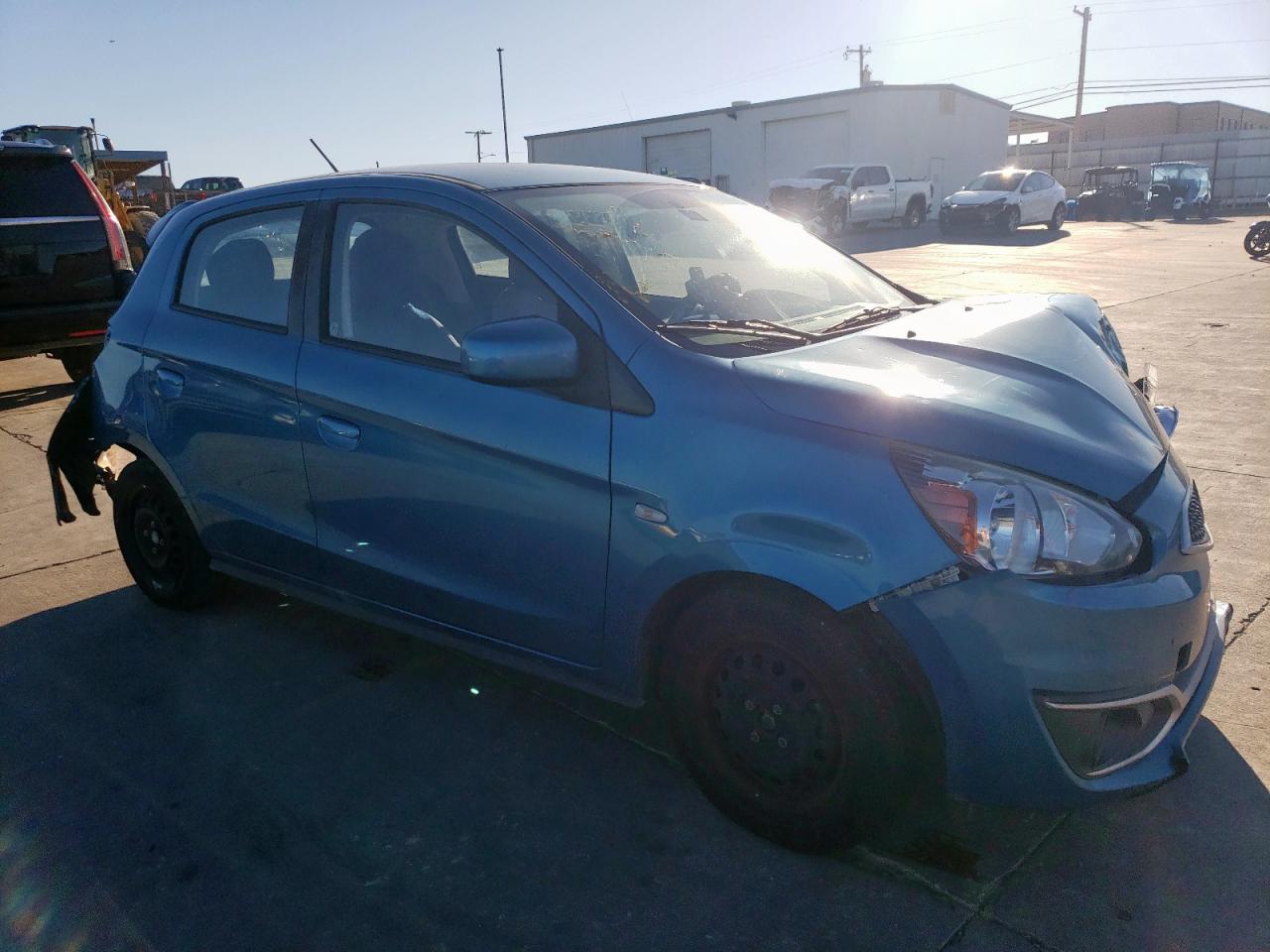 2018 Mitsubishi Mirage VIN ML32A3HJ0JH003023 Copart auction photo, front end / rear end damage thumbnail 4