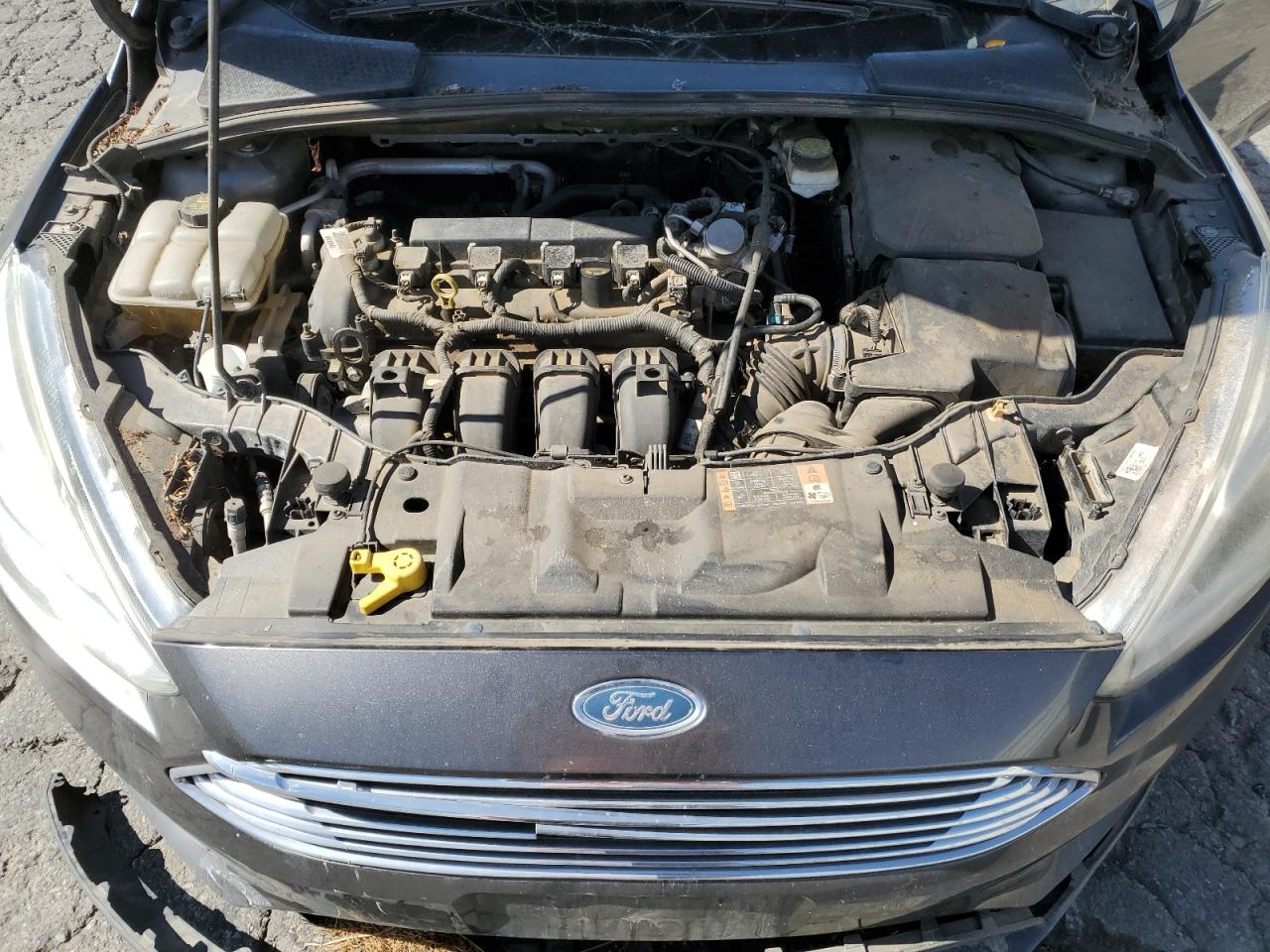 2017 Ford Focus VIN 1FADP3J21HL245520 Copart auction photo, rollover damage thumbnail 11