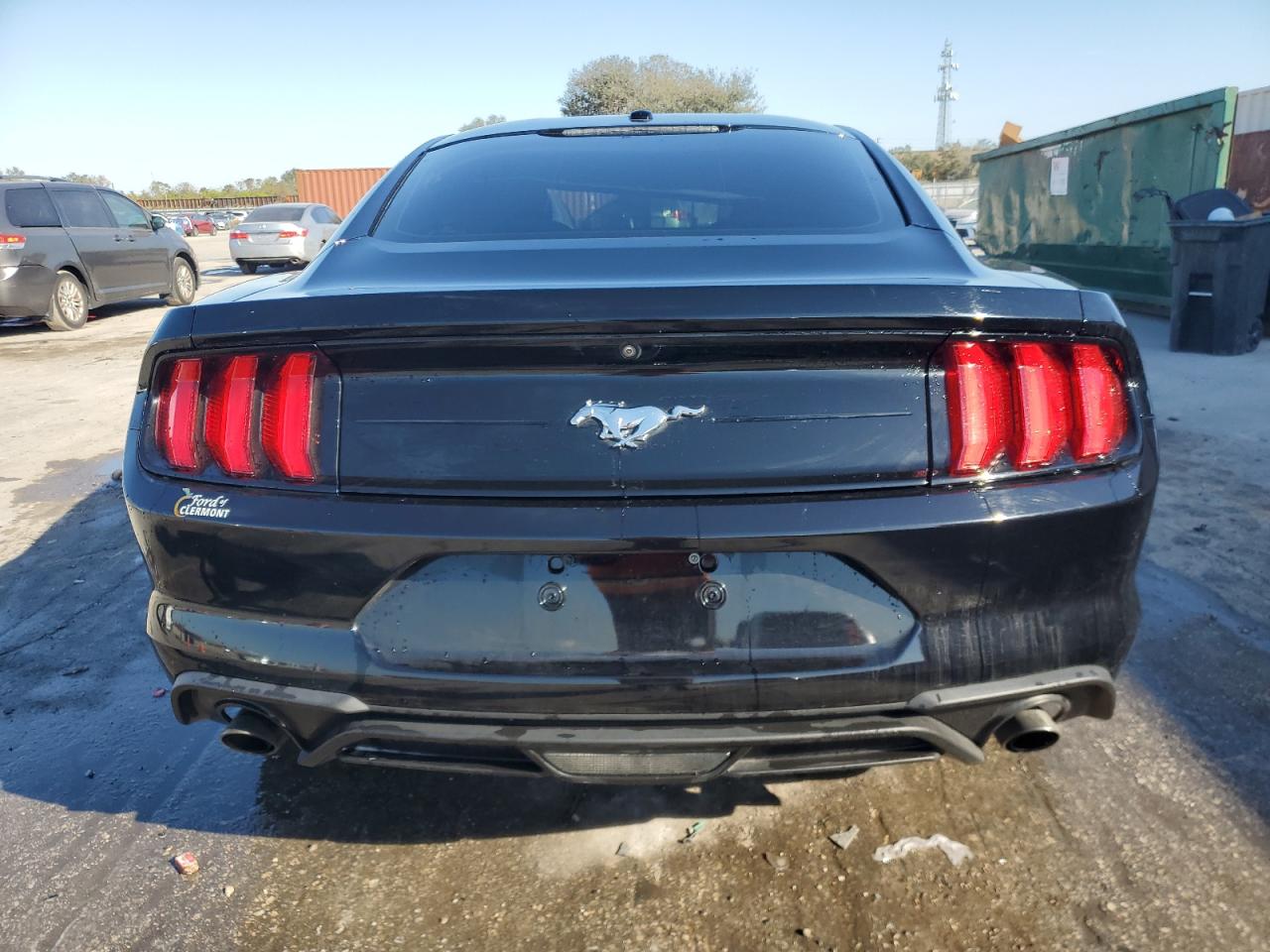 2019 Ford Mustang VIN 1FA6P8TH1K5191736 Copart auction photo, all over damage thumbnail 6