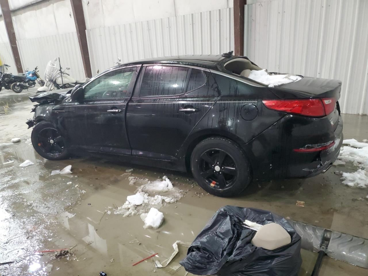 2015 KIA Optima VIN KNAGM4A75F5652837 Copart auction photo, all over damage thumbnail 2