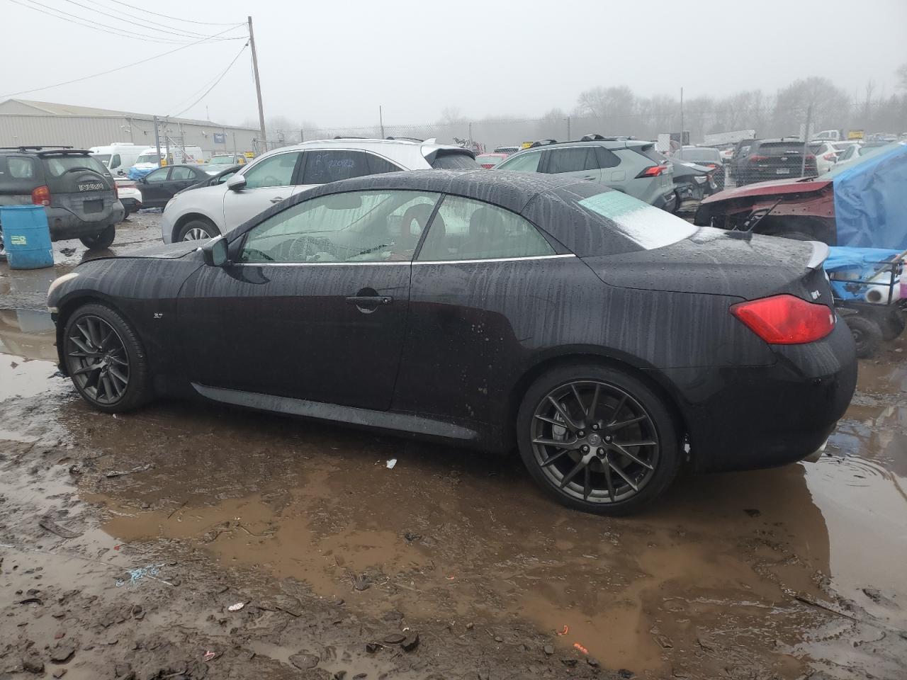 2014 Infiniti Q60 VIN JN1CV6FE2EM900244 Copart auction photo, front end damage thumbnail 2