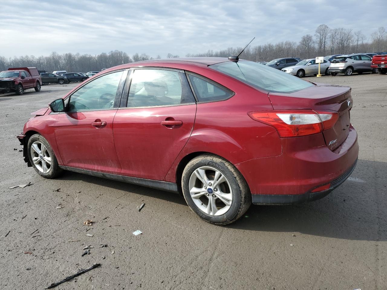 2014 Ford Focus VIN 1FADP3F25EL205526 Copart auction photo, front end damage thumbnail 2