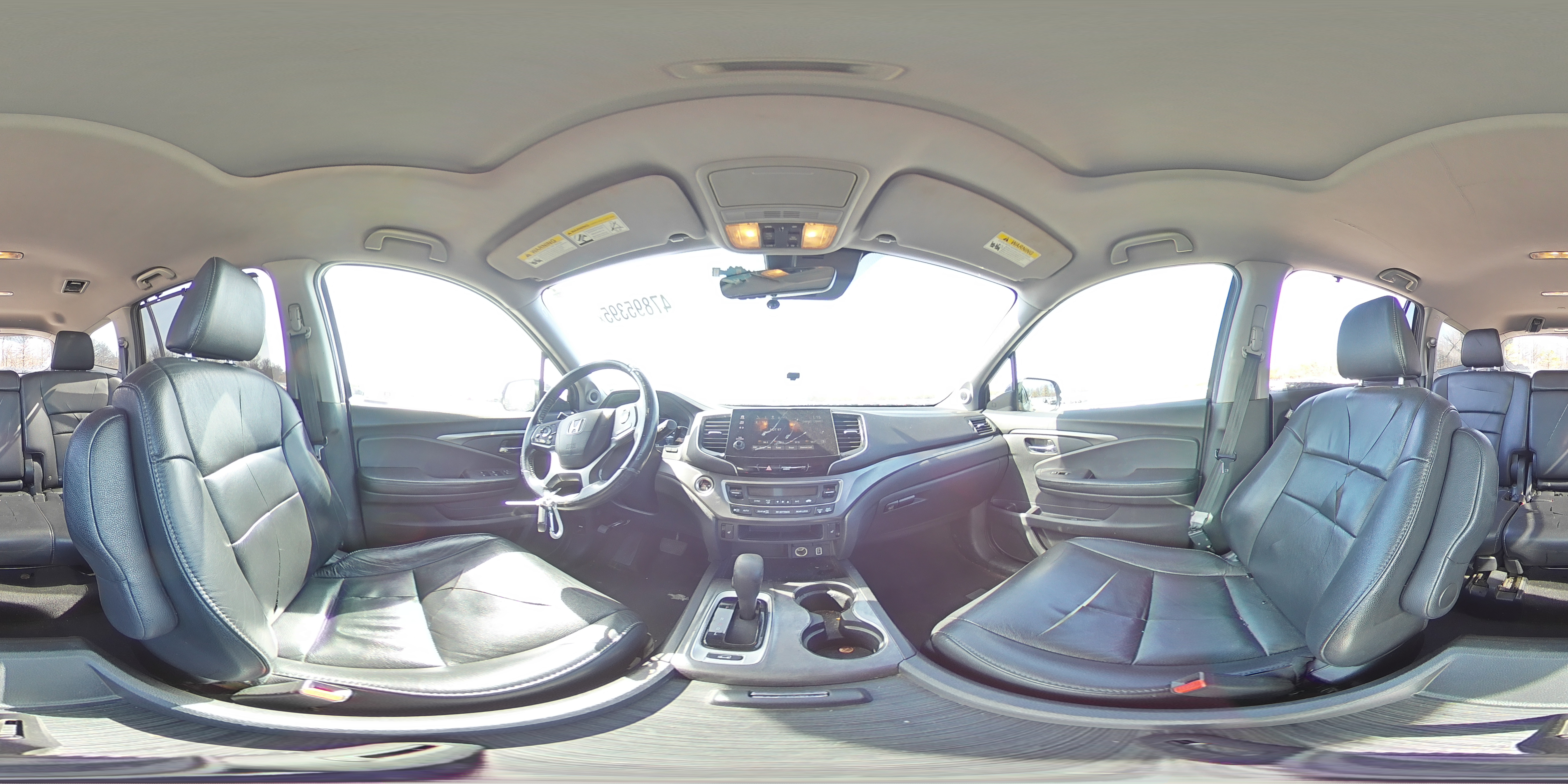 2019 Honda Pilot VIN 5FNYF6H54KB100966 Copart auction photo, vandalism damage thumbnail 14
