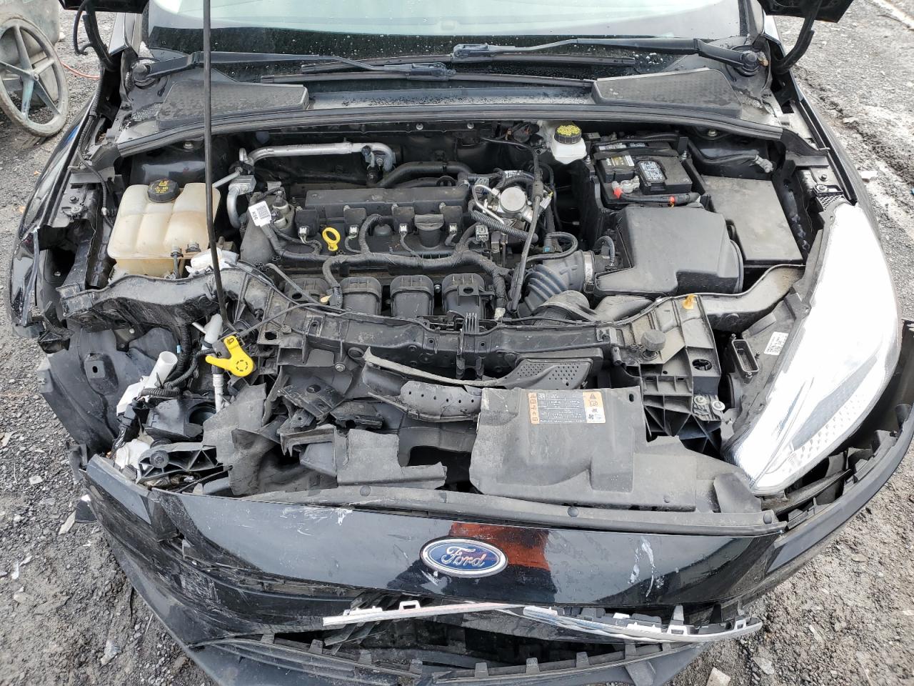 2018 Ford Focus VIN 1FADP3F28JL200654 Copart auction photo, front end damage thumbnail 12