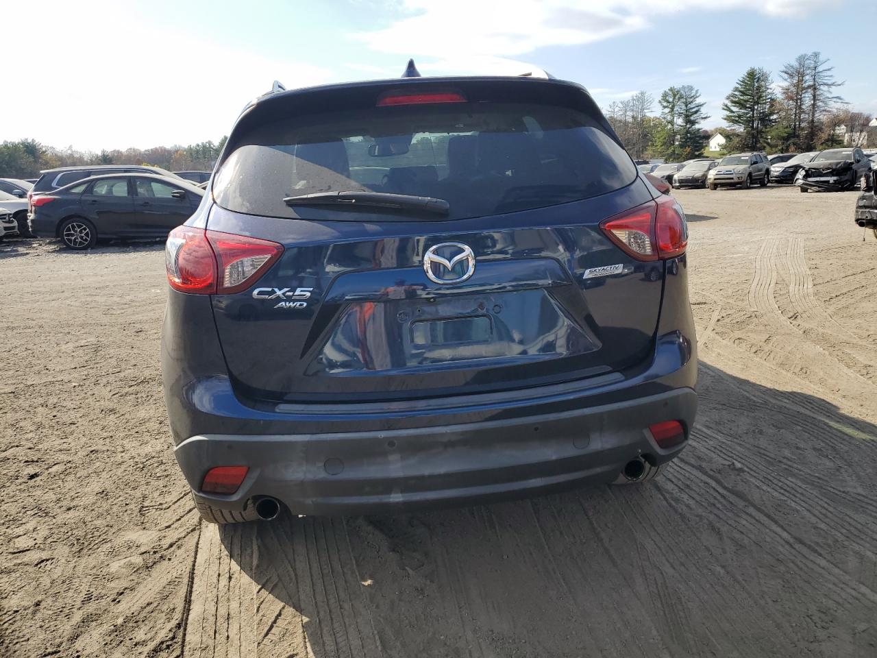 2015 Mazda CX-5 VIN JM3KE4DY1F0447051 Copart auction photo, front end / undercarriage damage thumbnail 6