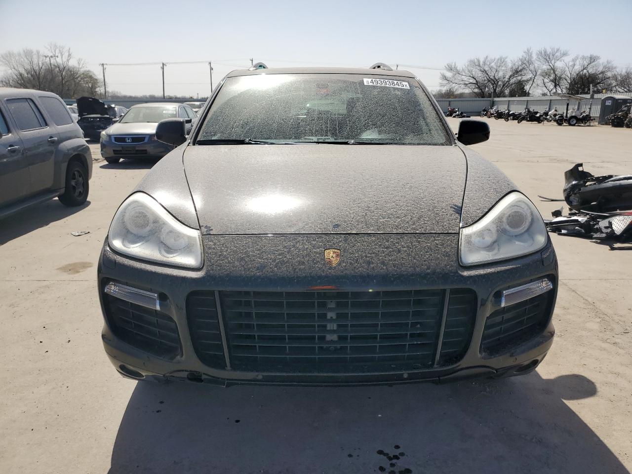 2008 Porsche Cayenne VIN WP1AD29P58LA74673 Copart auction photo, rear end / hail damage thumbnail 5