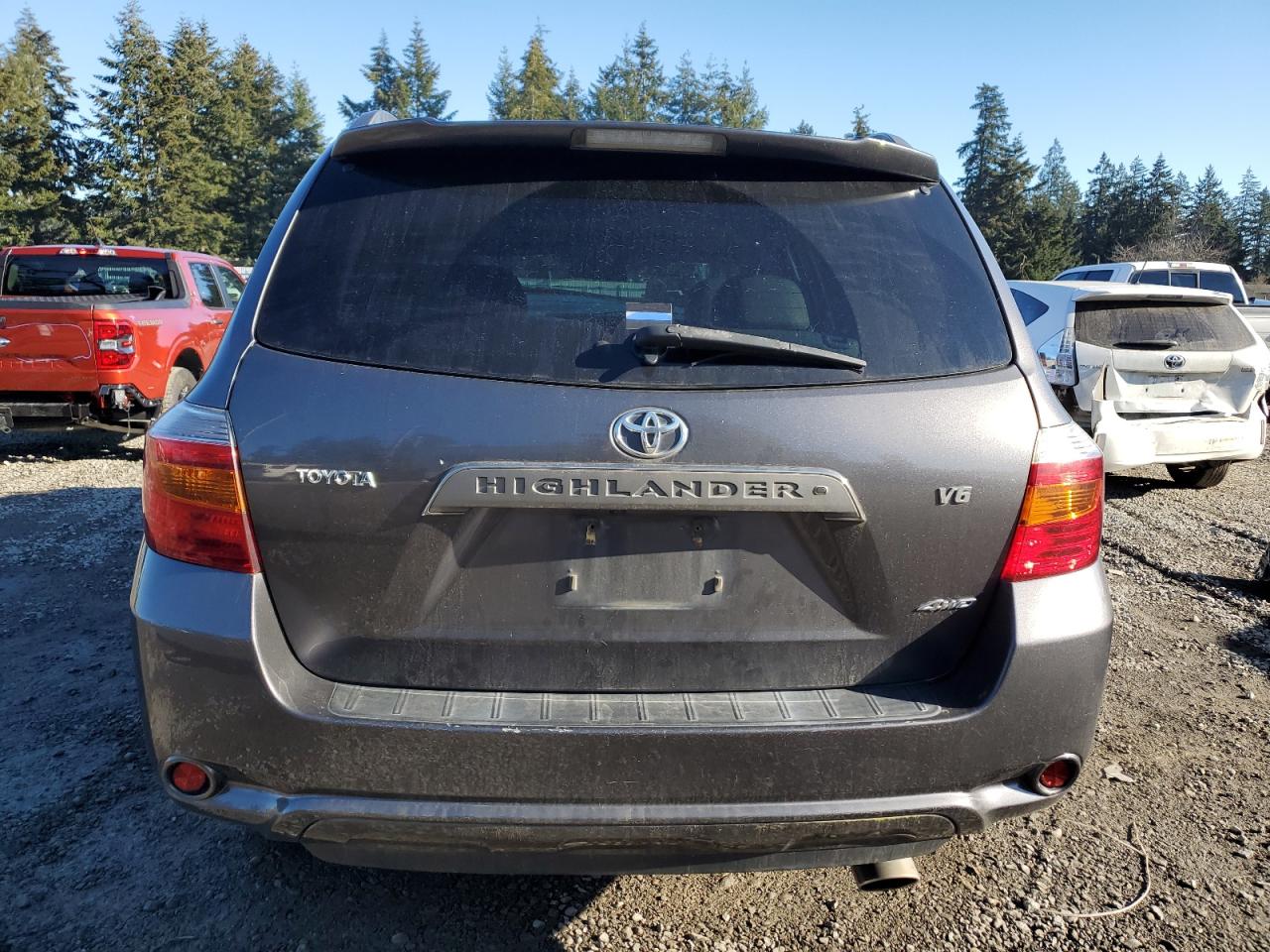 2008 Toyota Highlander VIN JTEES43A682070738 Copart auction photo, front end damage thumbnail 6
