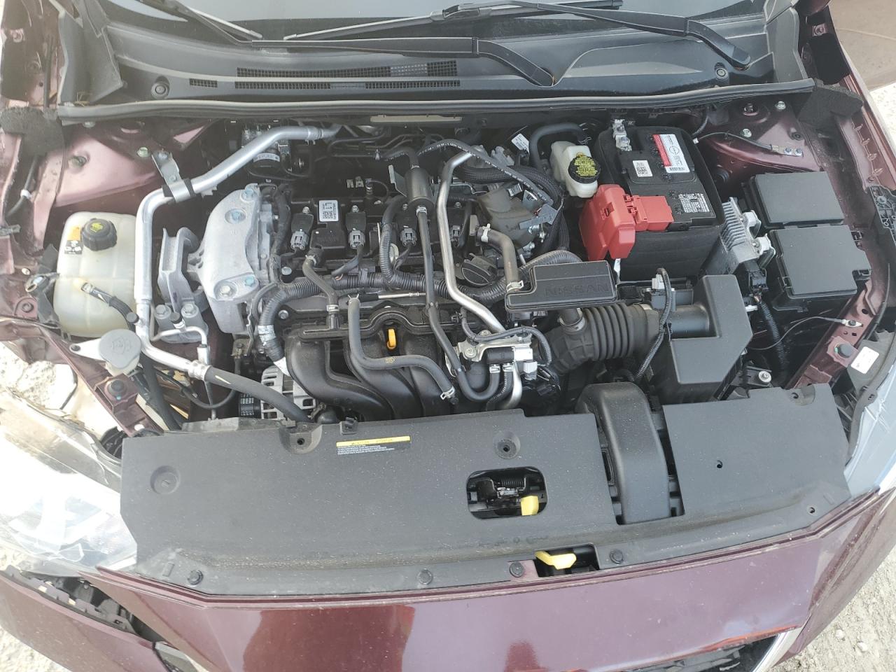2021 Nissan Sentra VIN 3N1AB8CV1MY241858 Copart auction photo, front end / undercarriage damage thumbnail 11