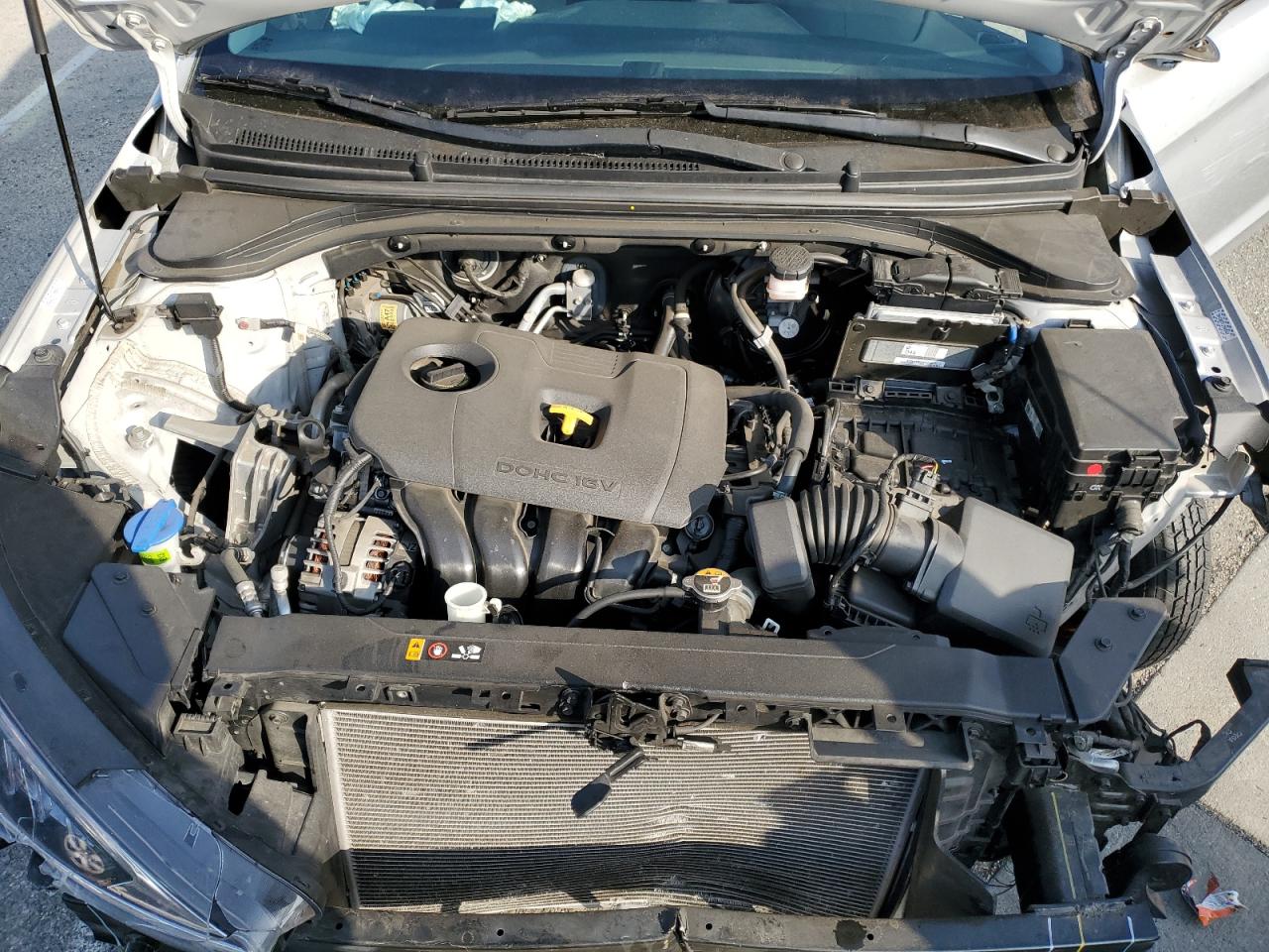 2020 Hyundai Elantra VIN KMHD84LF1LU927485 Copart auction photo, all over damage thumbnail 11