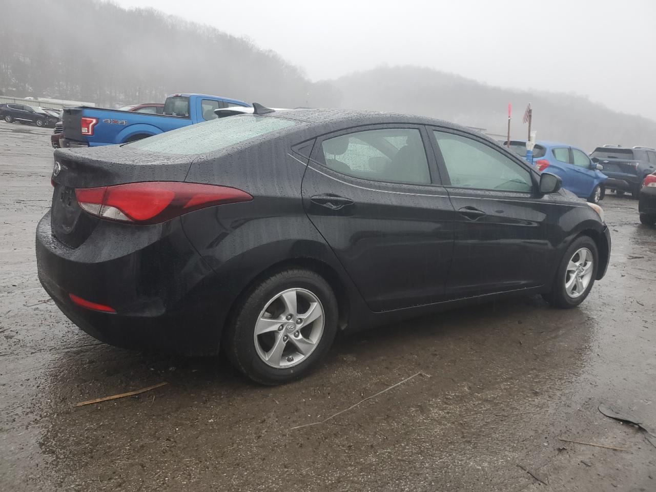 2014 Hyundai Elantra VIN 5NPDH4AE8EH496350 Copart auction photo, front end damage thumbnail 3