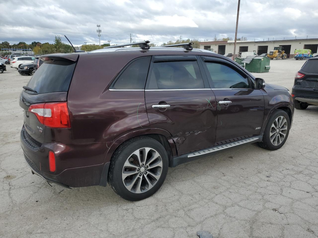 2014 KIA Sorento VIN 5XYKWDA73EG495886 Copart auction photo, side / minor dent/scratches damage thumbnail 3