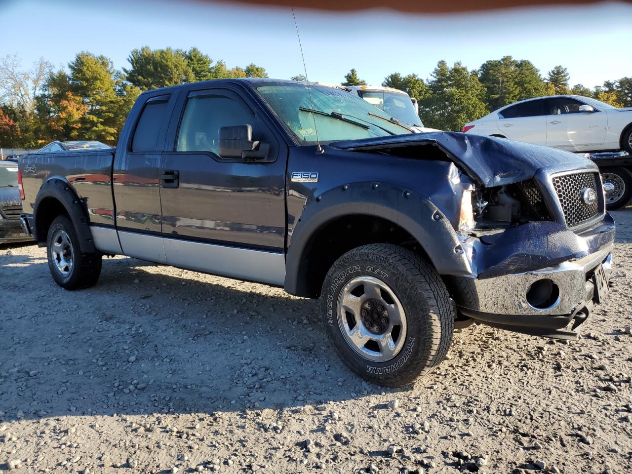 2006 Ford F-150 VIN 1FTPX14506KC01397 Copart auction photo, front end / rear end damage thumbnail 4