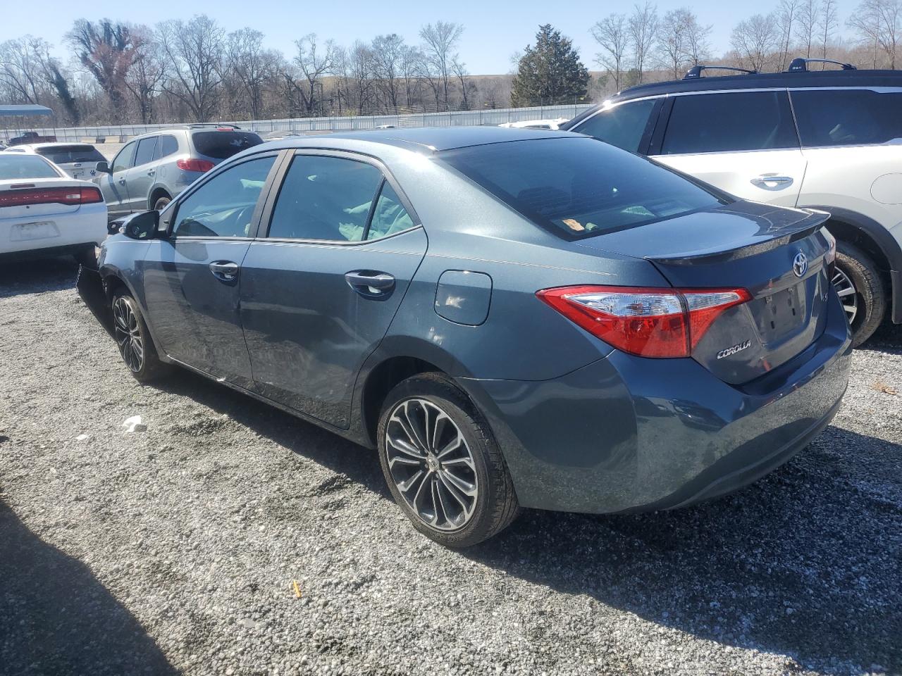 2015 Toyota Corolla VIN 5YFBURHE3FP219163 Copart auction photo, front end damage thumbnail 2