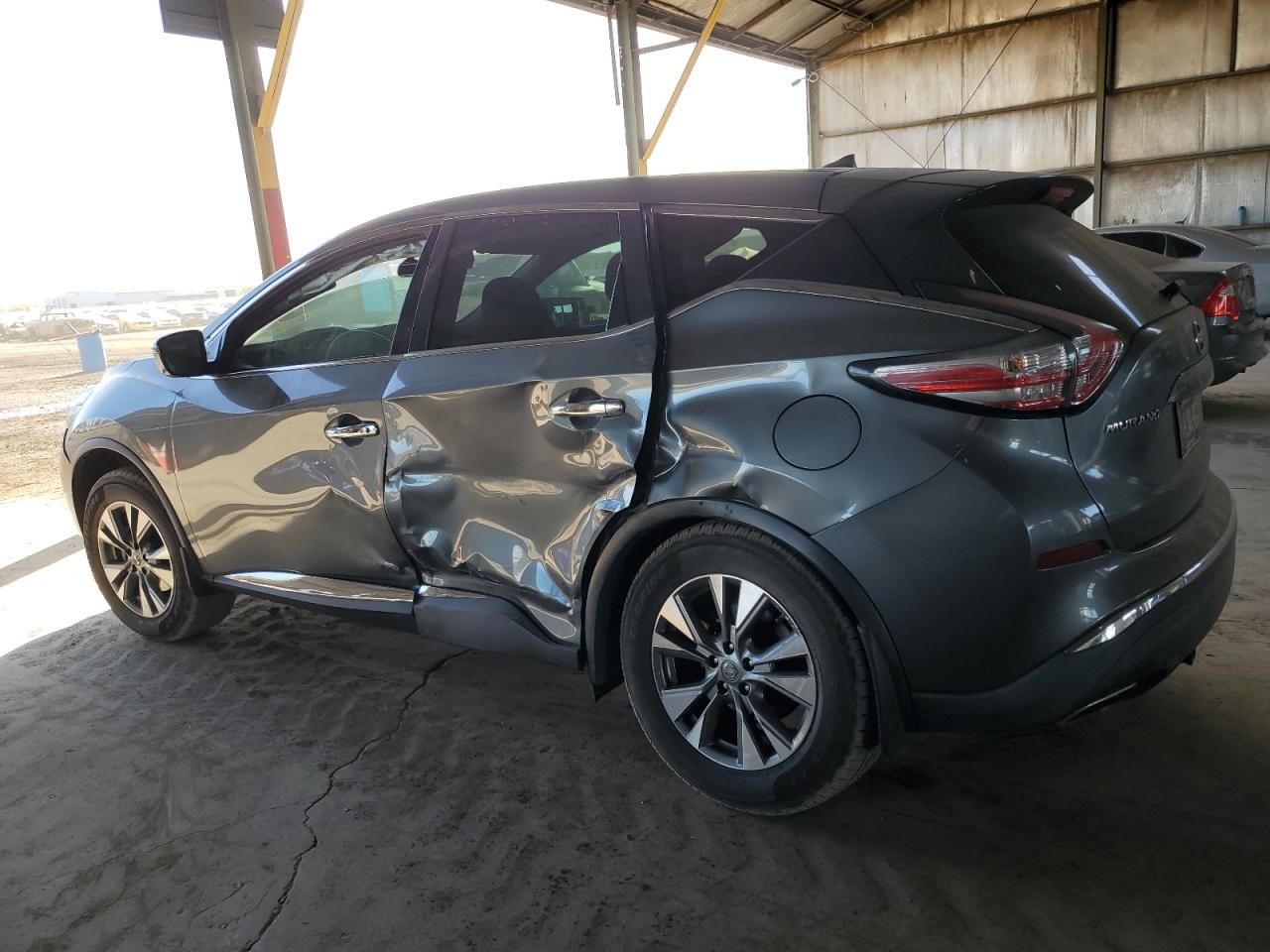 2015 Nissan Murano VIN 5N1AZ2MG2FN247329 Copart auction photo, side / rear end damage thumbnail 2