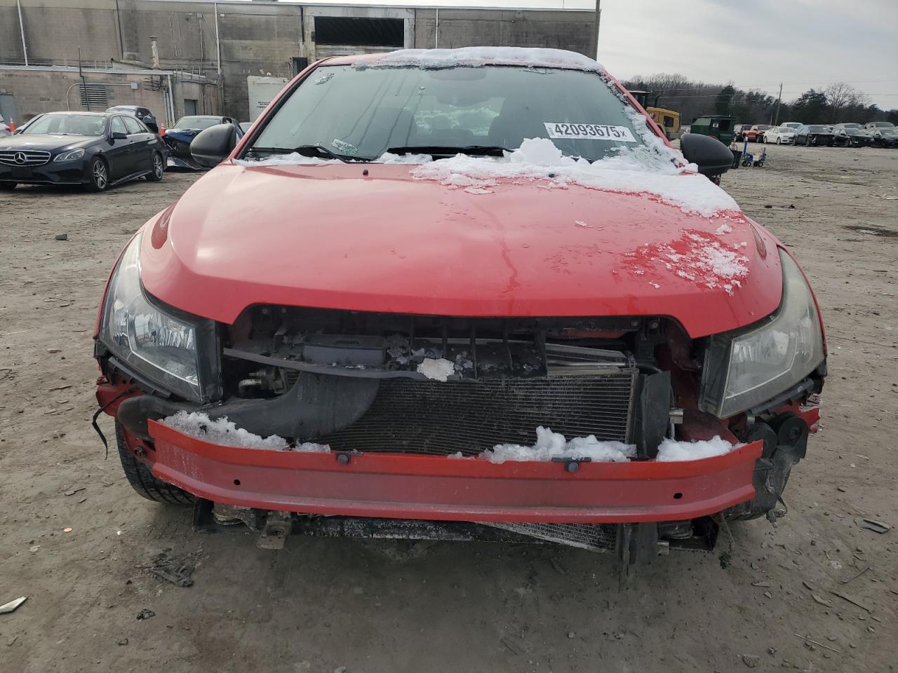 2014 Chevrolet Cruze VIN 1G1PA5SG8E7186672 Copart auction photo, front end / side damage thumbnail 5