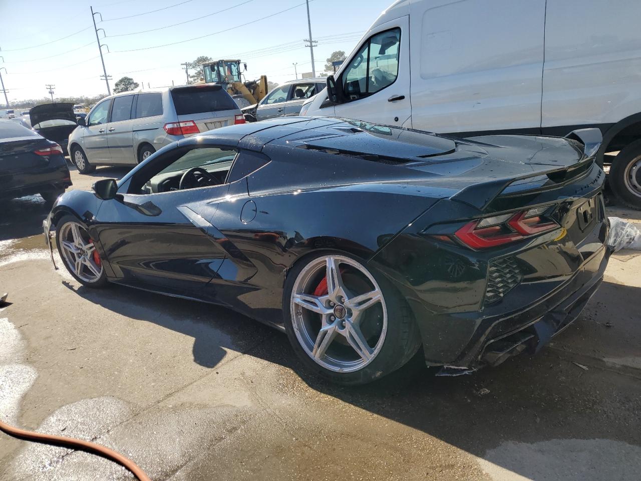 2023 Chevrolet Corvette VIN 1G1YB2D44P5120220 Copart auction photo, side / undercarriage damage thumbnail 2