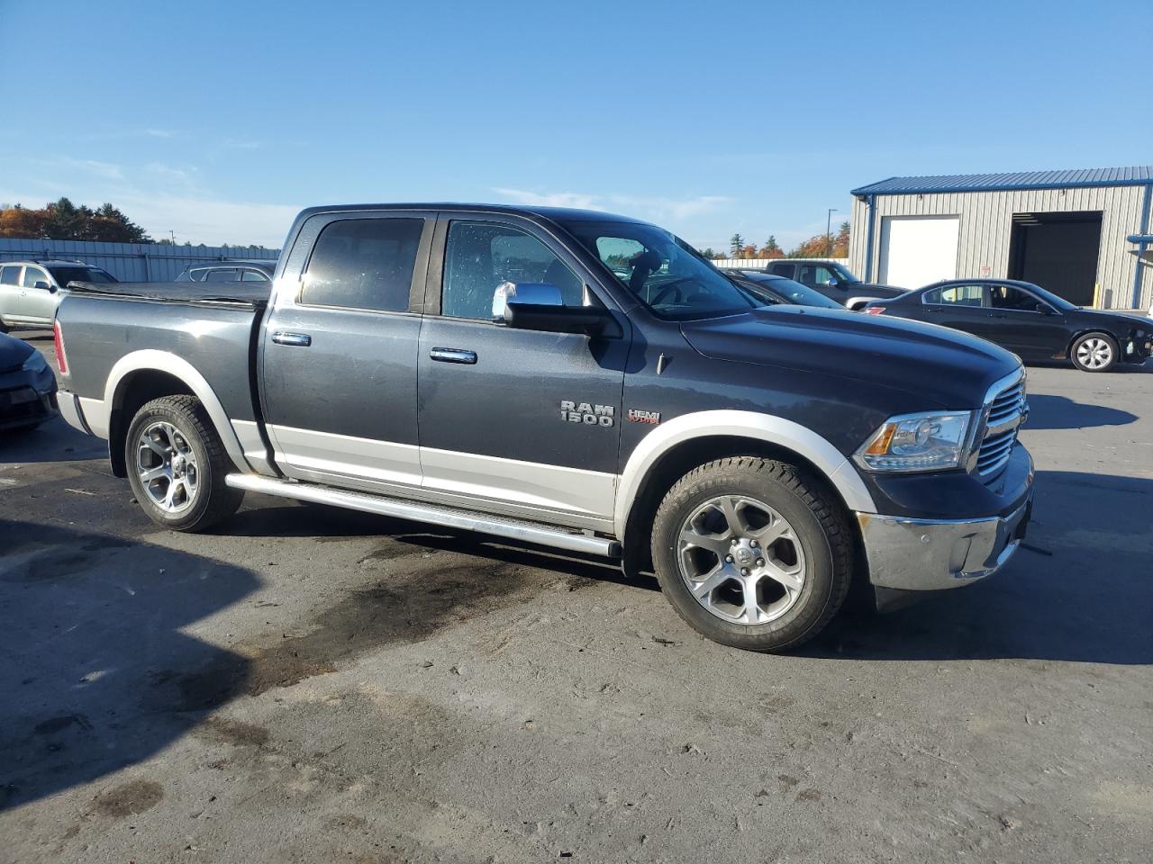 2015 RAM 1500 VIN 1C6RR7NTXFS653142 Copart auction photo, front end / side damage thumbnail 4