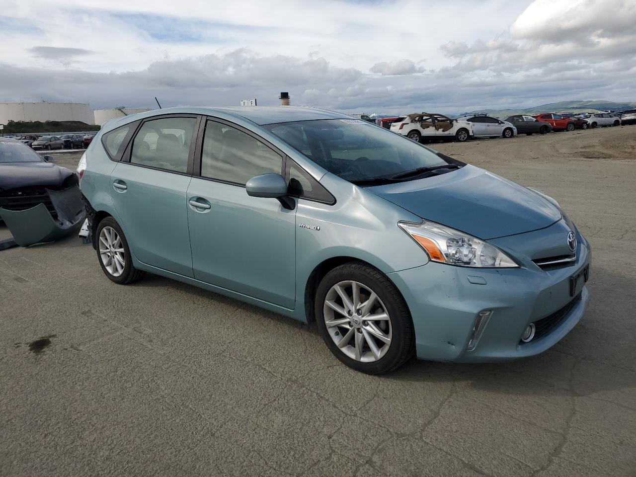 2014 Toyota Prius VIN JTDZN3EU2E3365436 Copart auction photo, rear end damage thumbnail 4