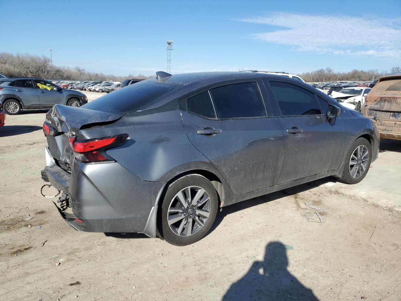 2024 Nissan Versa VIN 3N1CN8EV0RL878256 Copart auction photo, rear end / minor dent/scratches damage thumbnail 3