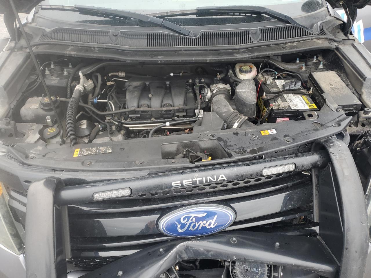 2014 Ford Explorer VIN 1FM5K8AR4EGA14506 Copart auction photo, front end damage thumbnail 12